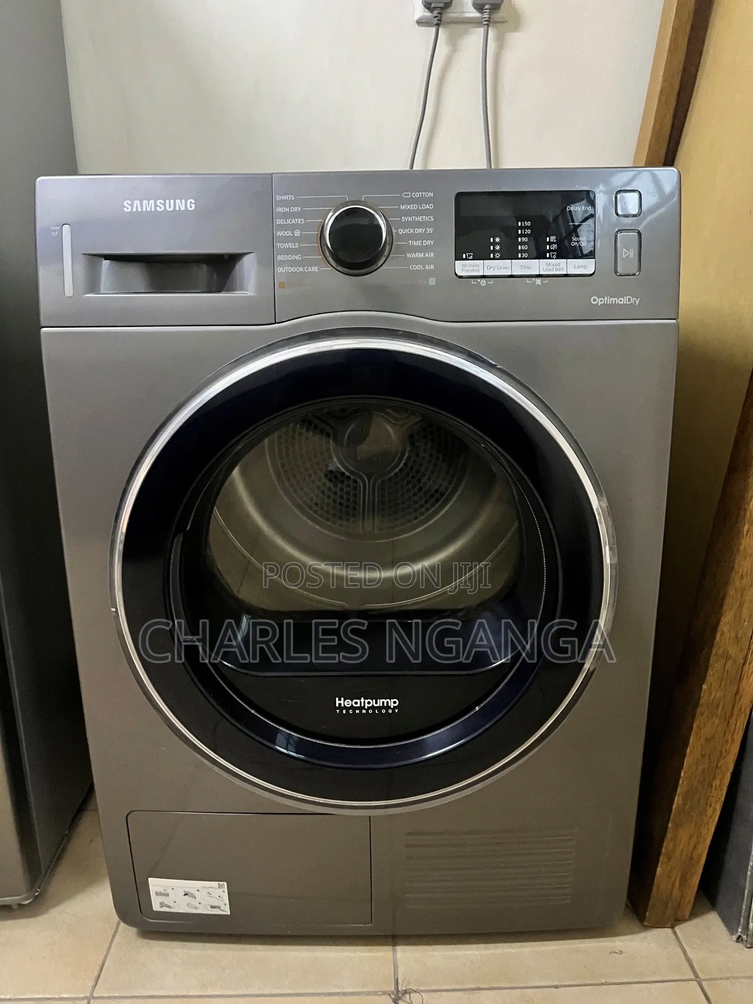 Samsung DV80TA020AX Dryer, 8kg Silver