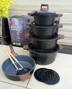 *block 13pcs Granite Coating Kitchen Cookware Set