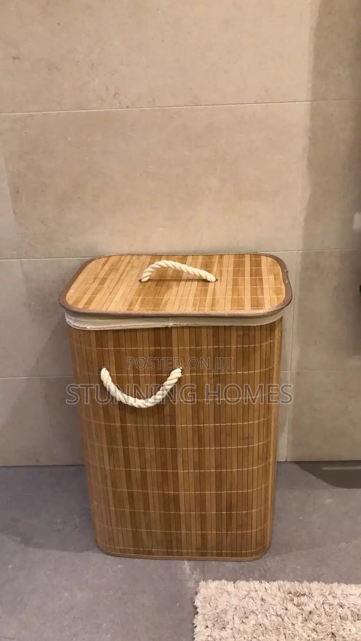Foldable Bamboo Laundry Basket