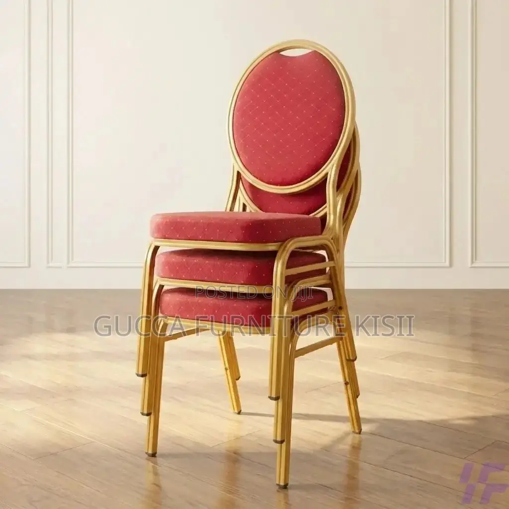Conference Chairs; Red Conference Event Banquet Chair