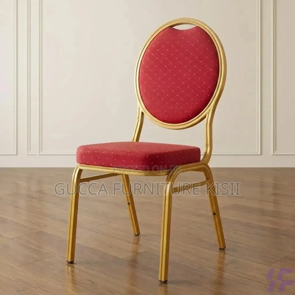 Conference Chairs; Red Conference Event Banquet Chair
