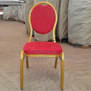 Conference Chairs; Red Conference Event Banquet Chair