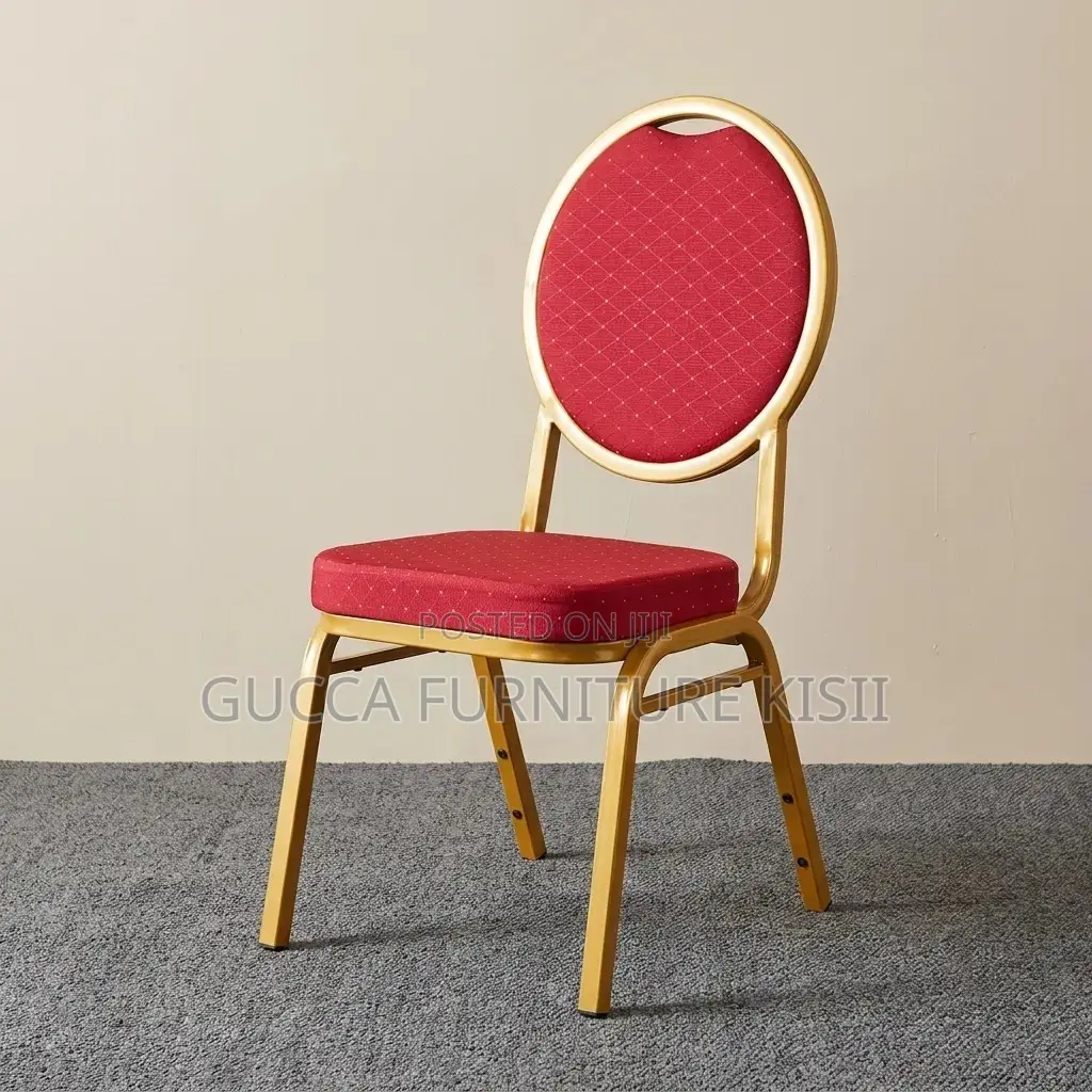Conference Chairs; Red Conference Event Banquet Chair