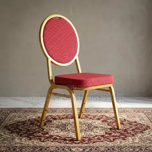 Conference Chairs; Red Conference Event Banquet Chair