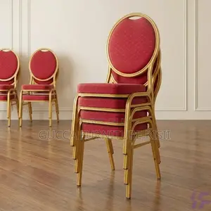 Conference Chairs; Red Conference Event Banquet Chair