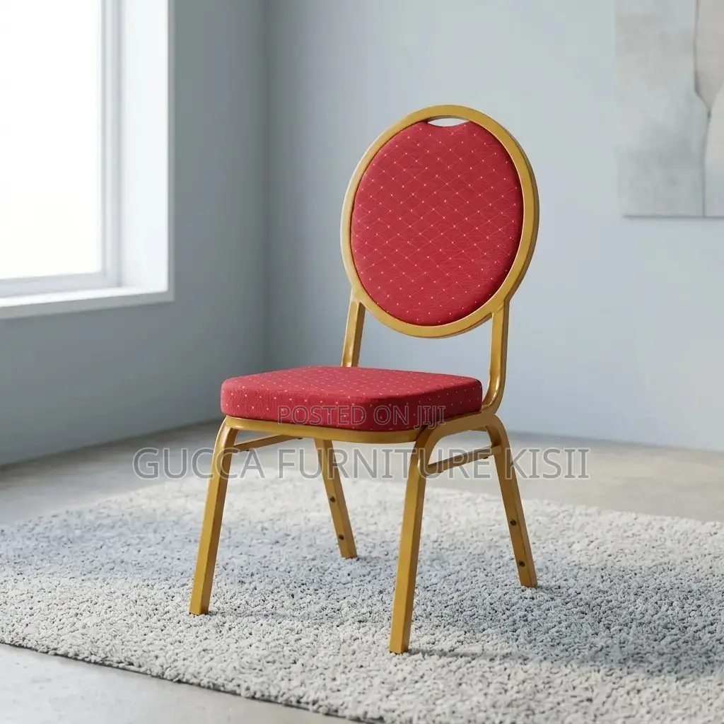 Conference Chairs; Red Conference Event Banquet Chair
