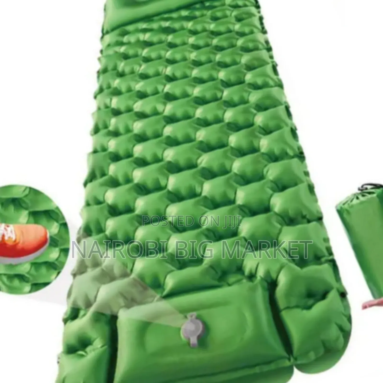 Foot Press Sleeping Mat With Inbuilt Pump