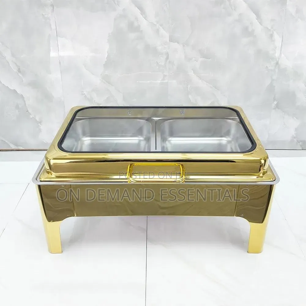 *Luxury Hydraulic Chaffing Dish Rectangular Shape Available