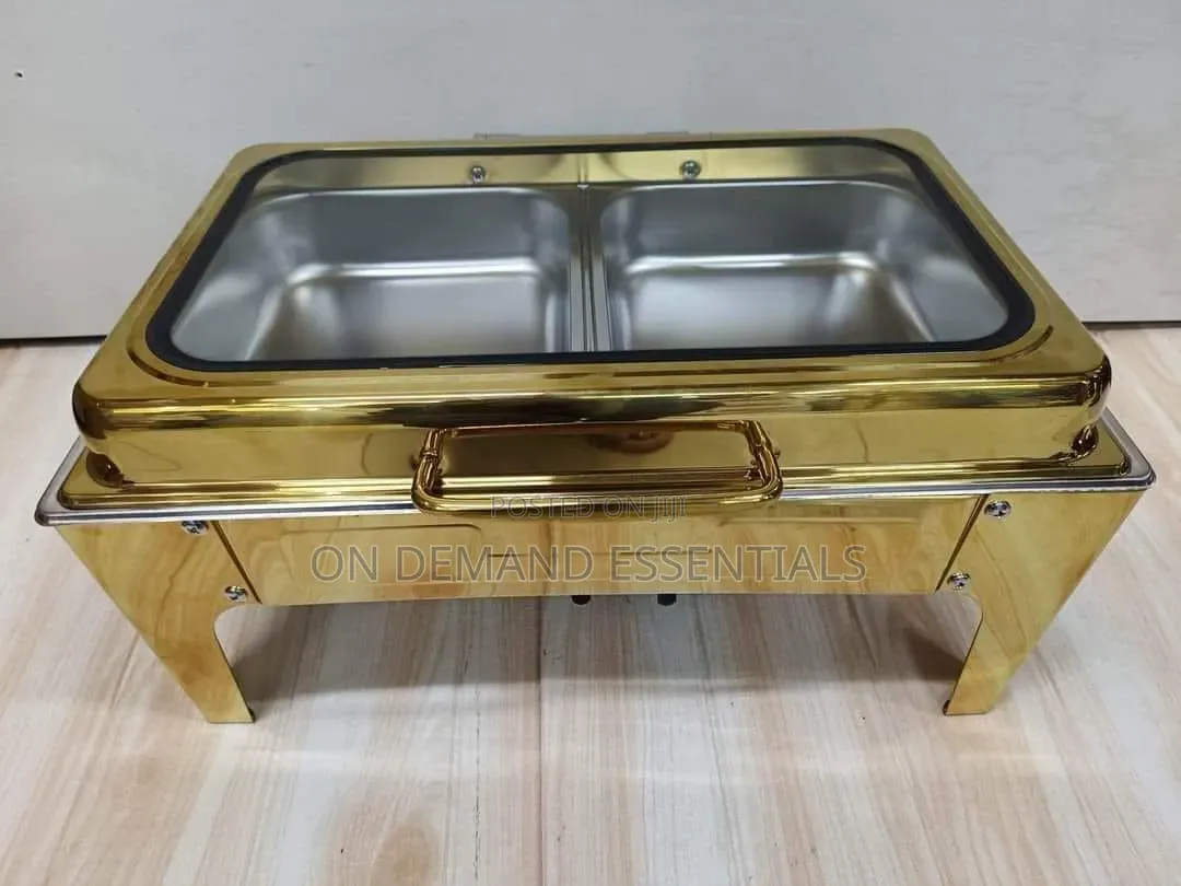 *Luxury Hydraulic Chaffing Dish Rectangular Shape Available