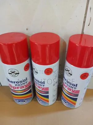 Orange-Red Spray Paint