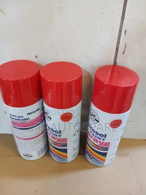 Orange-Red Spray Paint