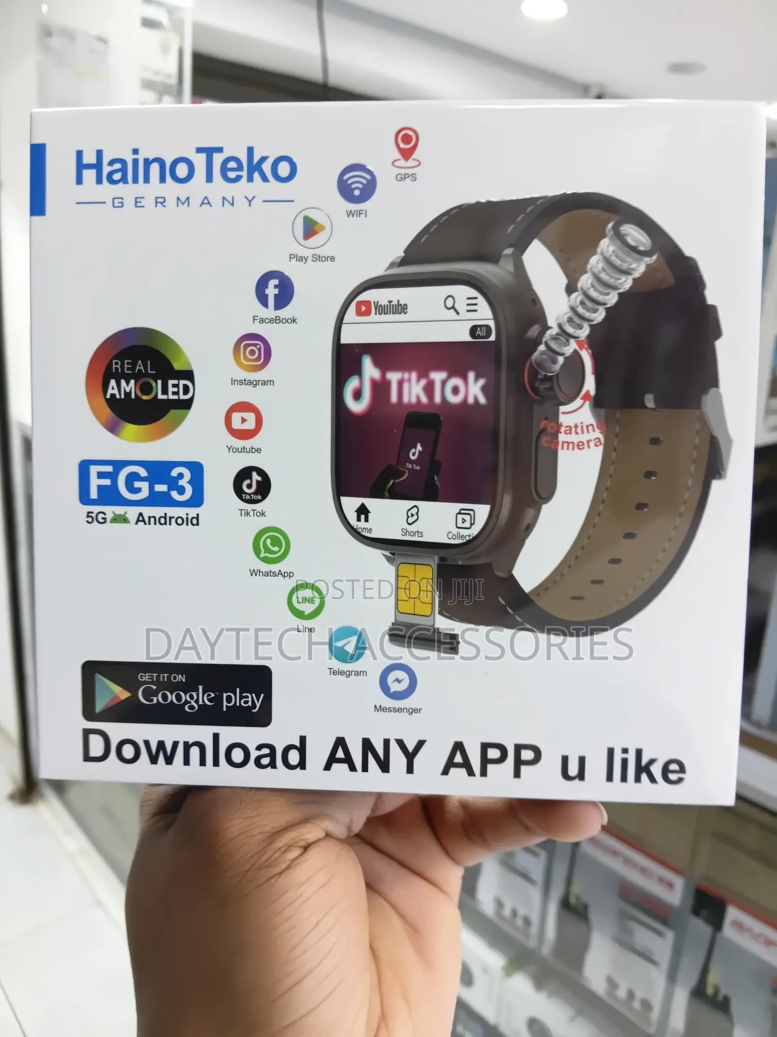 Haino Teko FG-3 Independent Android-Powered Smartwatch