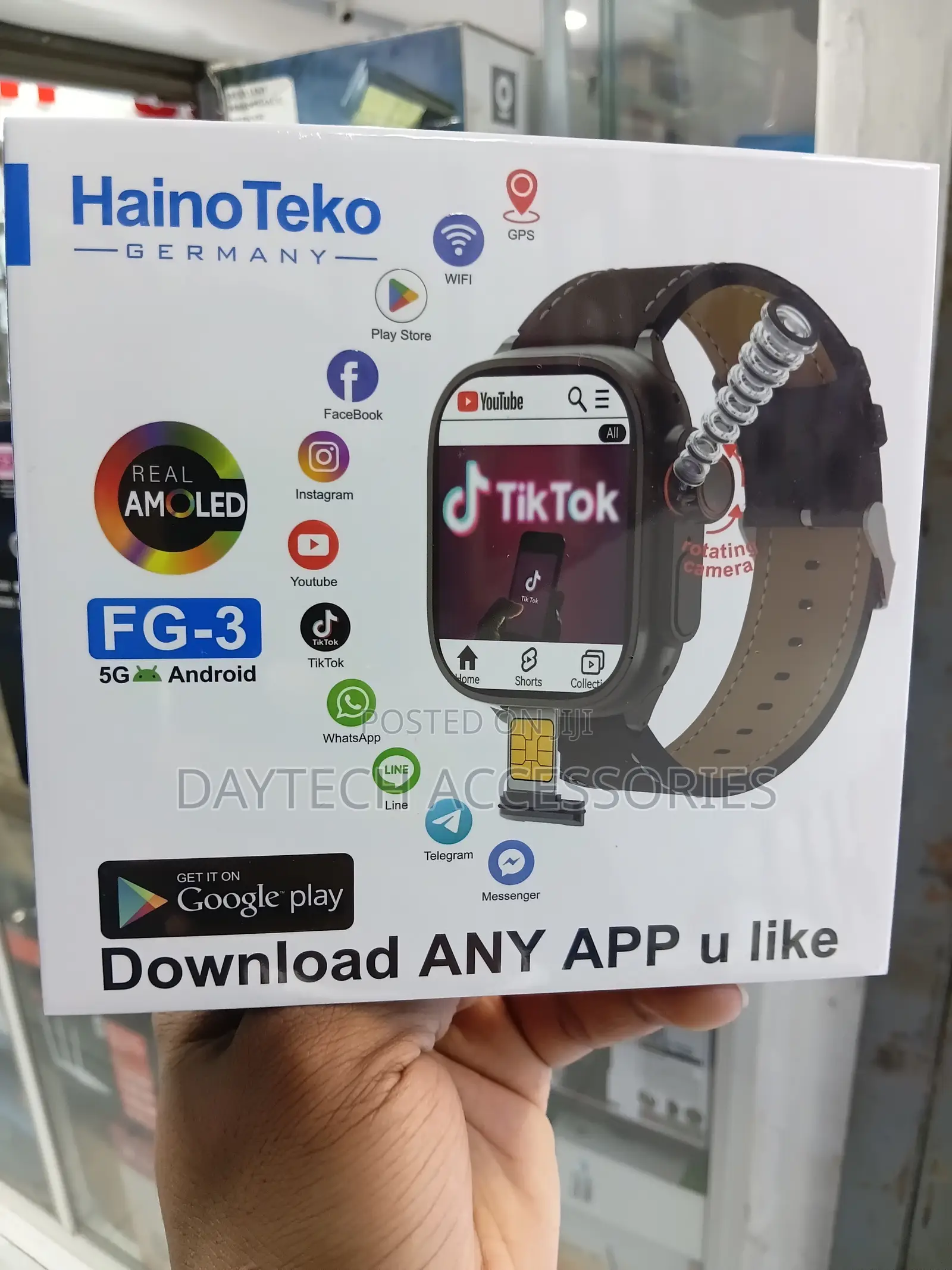Haino Teko FG-3 Independent Android-Powered Smartwatch