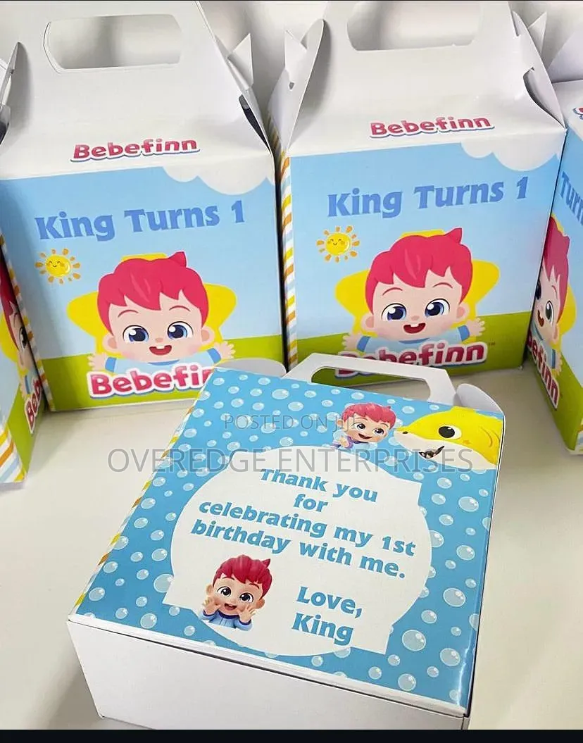 Themed Kids Hats and Treat Boxes