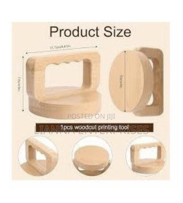 Round Wooden Chapati/Rotti Press