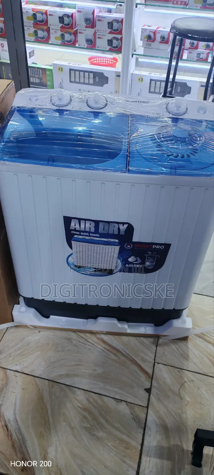 Smartpro 8kg Wash and Spin Washing Machine Twin Tub