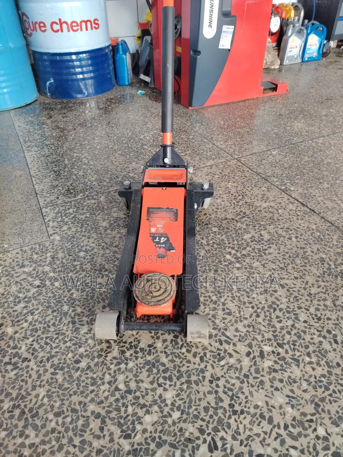 Professional Built for Workshop Use 4tns Trolley Jack Machine Sunshine