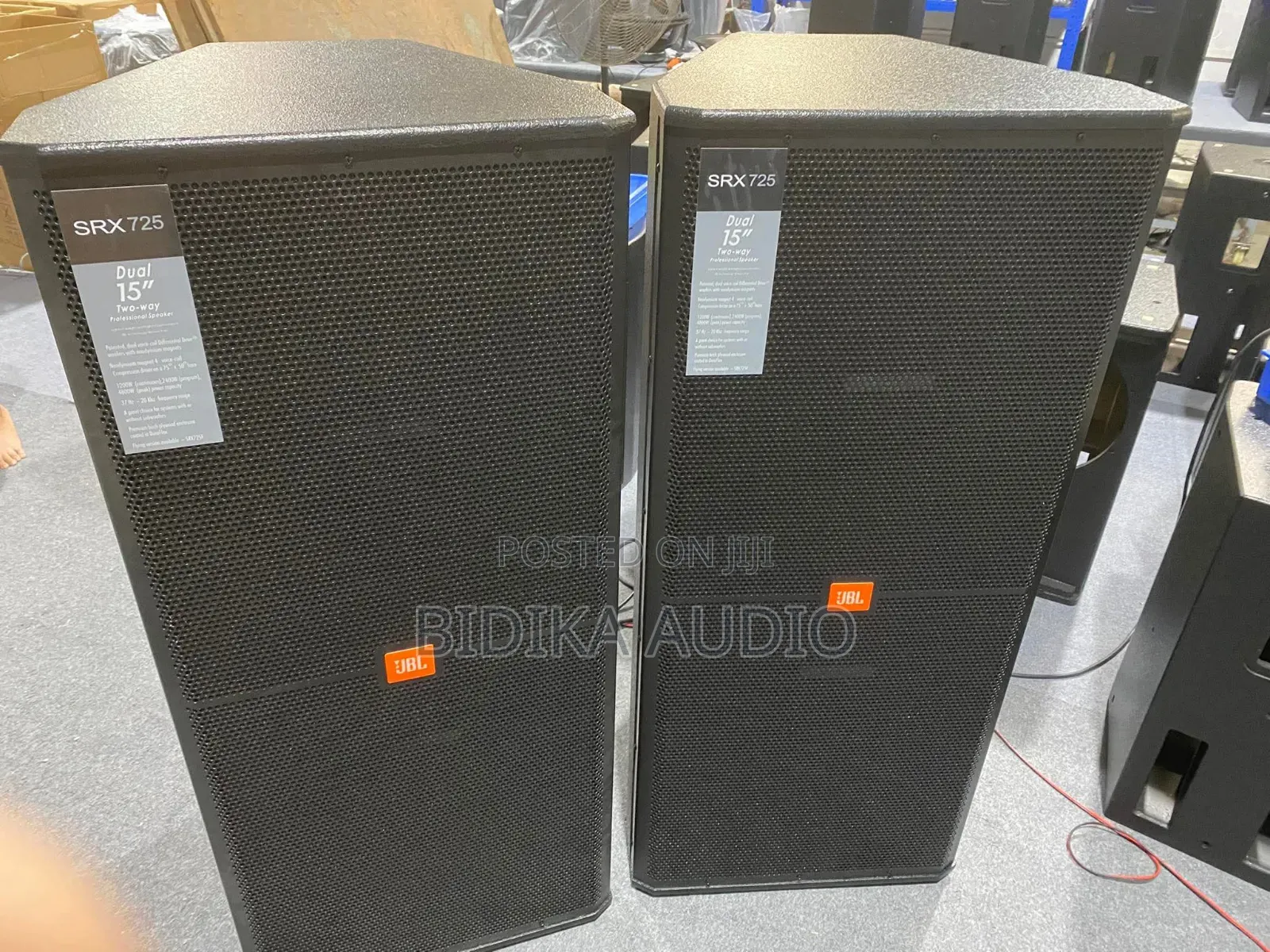JBL SRX725 Dual 15" Pro Audio Tour Speakers
