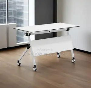 Office Table; Foldable Metallic Training Table