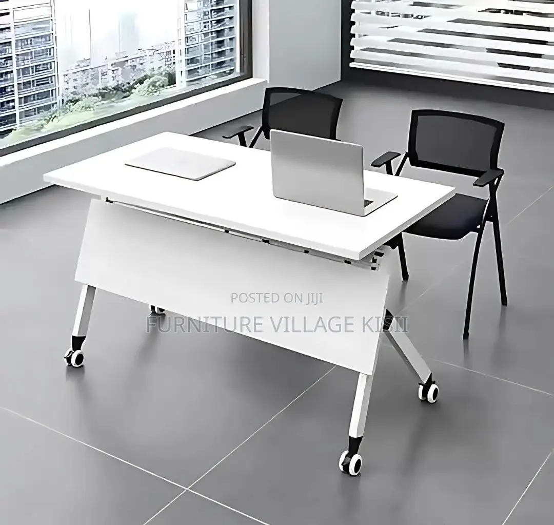 Office Table; Foldable Metallic Training Table