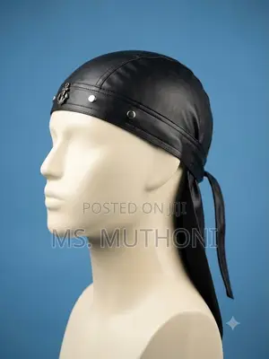 Studded Leather Skull Cap / Durags