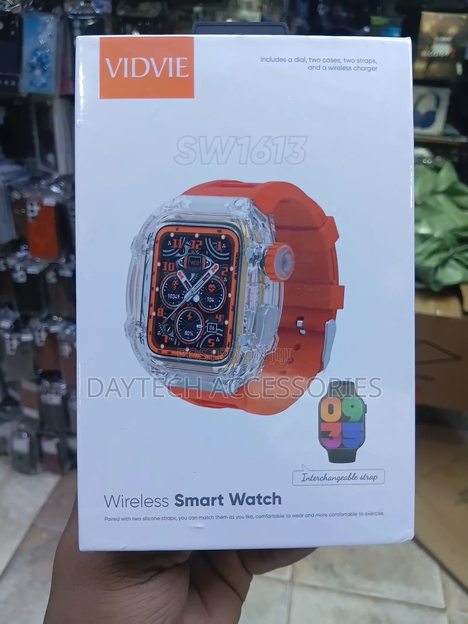 The VIDVIE SW1613 Wireless Smartwatch 1.91-Inch Screen.