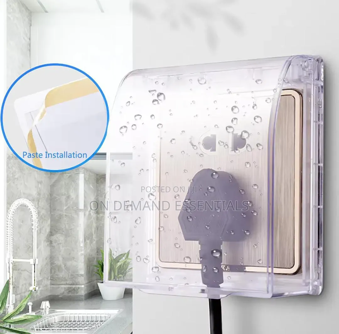 Waterproof Shock Proofing Socket Covers Transparent Wall Covers