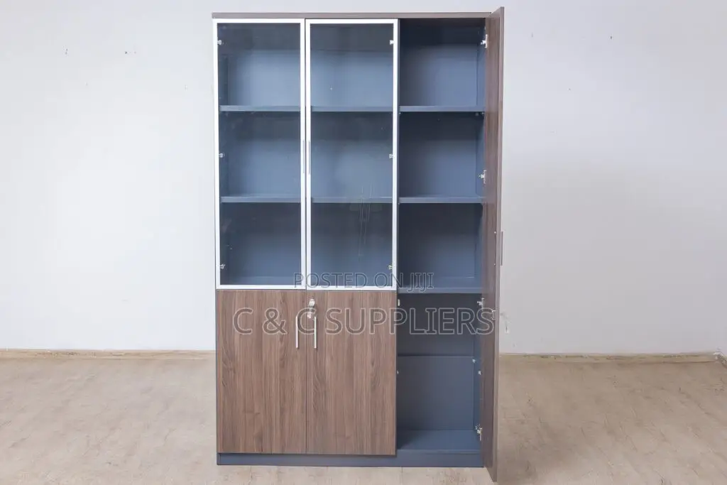 3-Doors Wooden Imported File Cabinet.