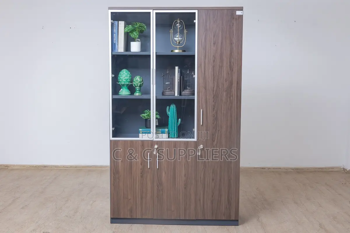 3-Doors Wooden Imported File Cabinet.