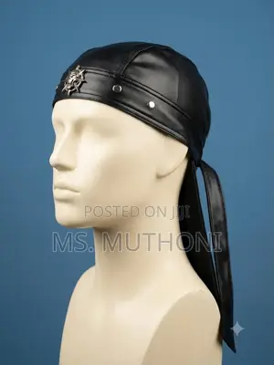 Premium Leather Biker Bandana / Durag