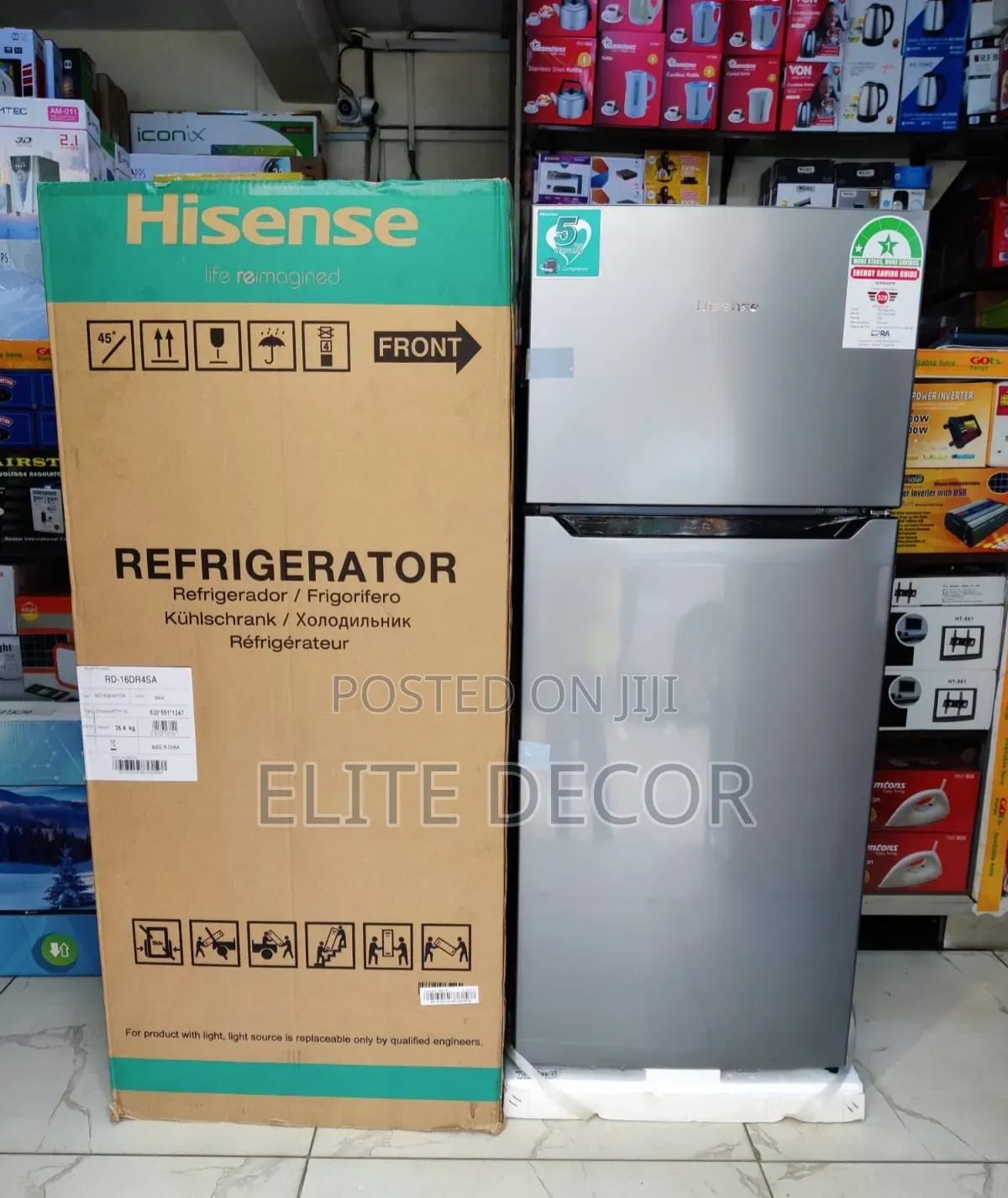 Hisense 121L Single Door Refrigerator – Compact, Energy Efficient