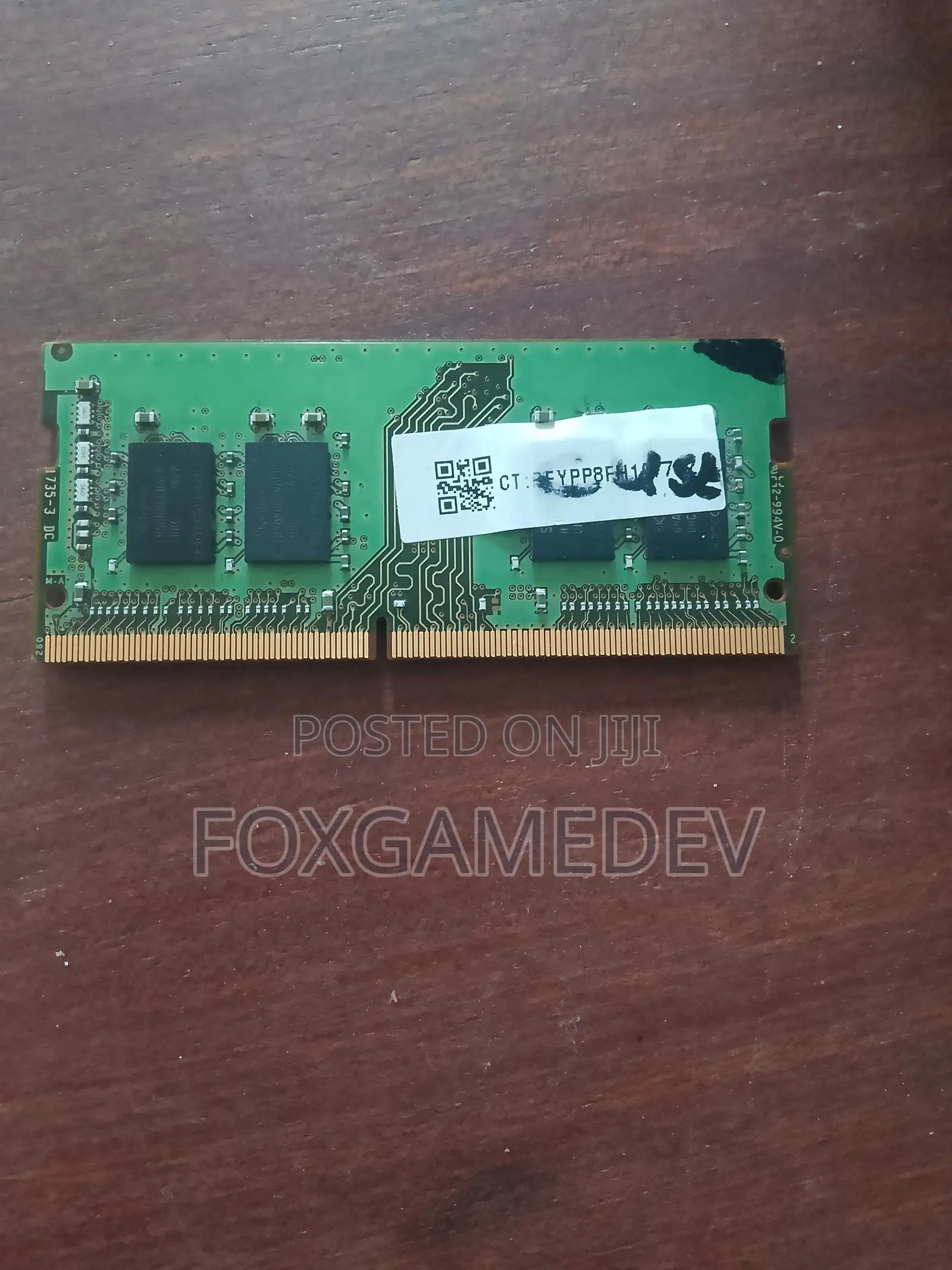 RAM: 8GB,1Rx8 PC4 - 2400T - SA1 -11