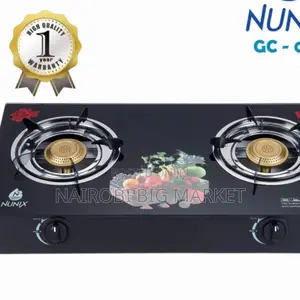 Nunix 2 Burner Glass Table Cooker