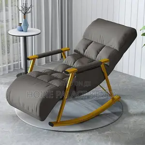 Rocking Chair; Premium Modern Rocking Chair With Cushioned Seating