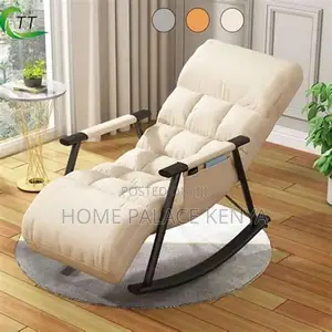 Rocking Chair; Premium Modern Rocking Chair With Cushioned Seating