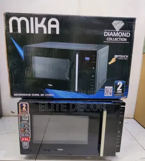 Mika 23L Digital Microwave Oven – Touch Control, No Turntable,