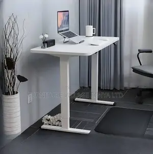 Standing Desk; White 1.4 M Electric Adjustable Standing Desk