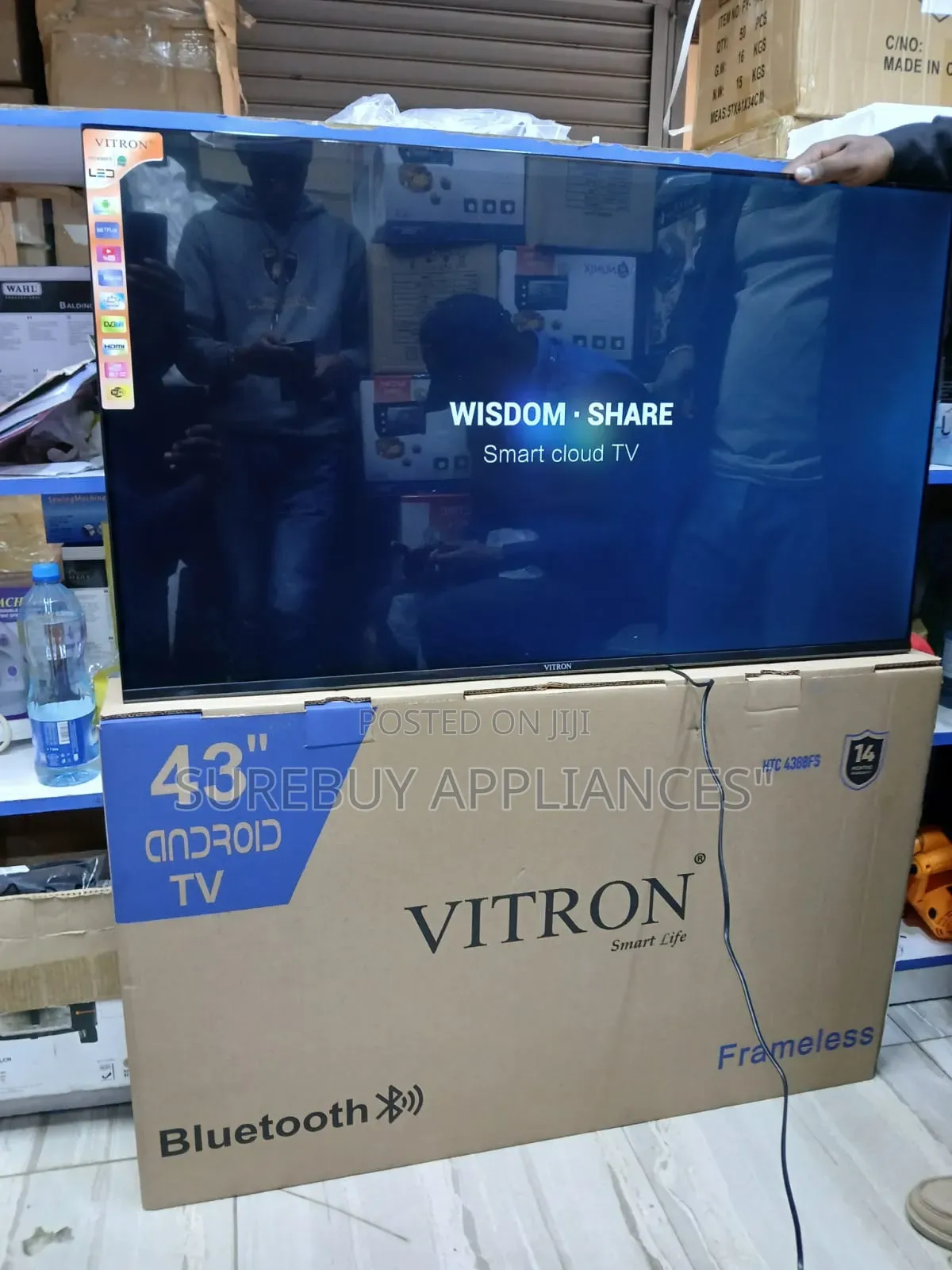 Vitrn Smart Android 43 Inches Frameless