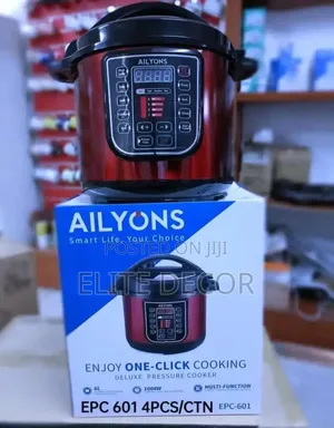 AILYONS 6L Electric Pressure Cooker – Multifunctional Fast