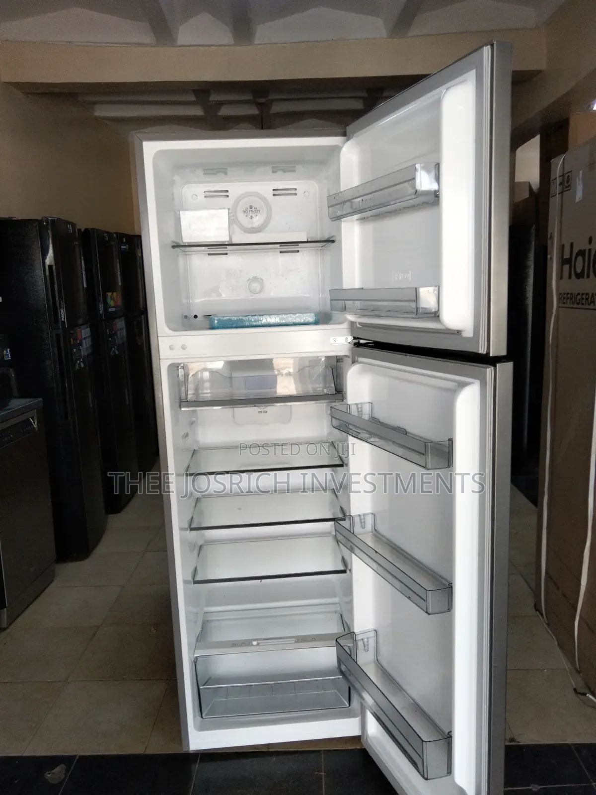 247 Litres Mika Refrigerator Double Door No Frost MRBF247XLB