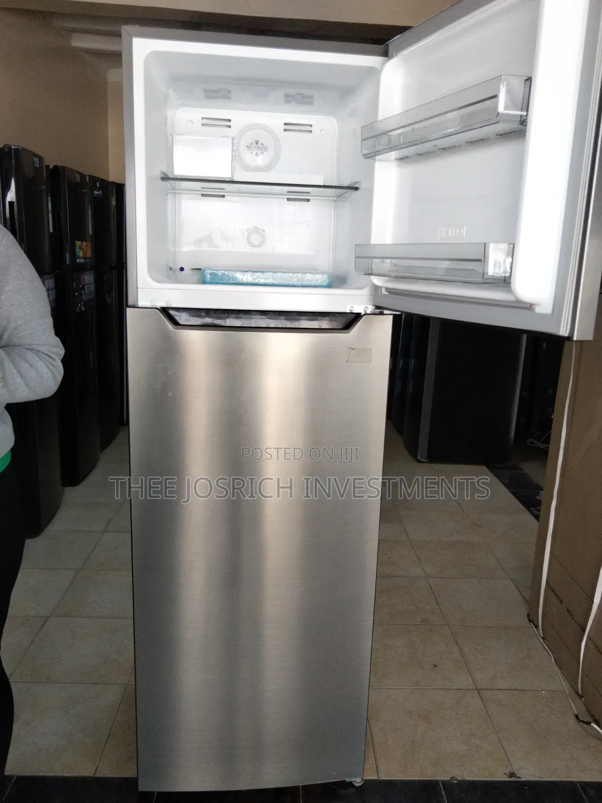 247 Litres Mika Refrigerator Double Door No Frost MRBF247XLB