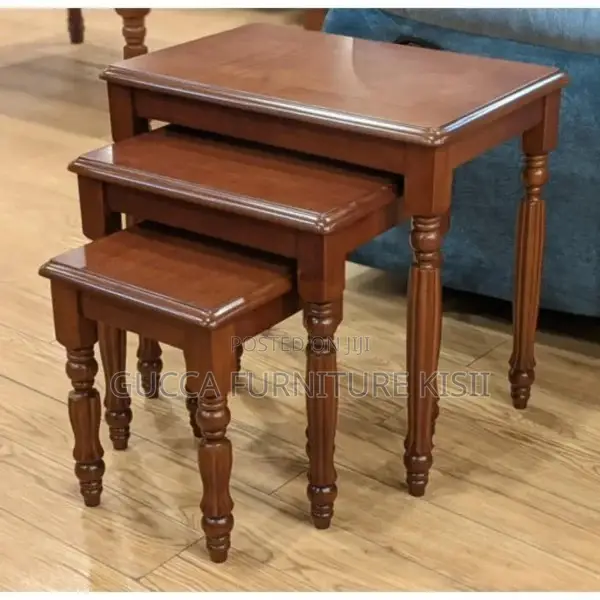 Coffee Table; 3-Set Nesting Coffee Tables