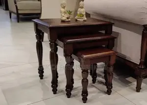 Coffee Table; 3-Set Nesting Coffee Tables