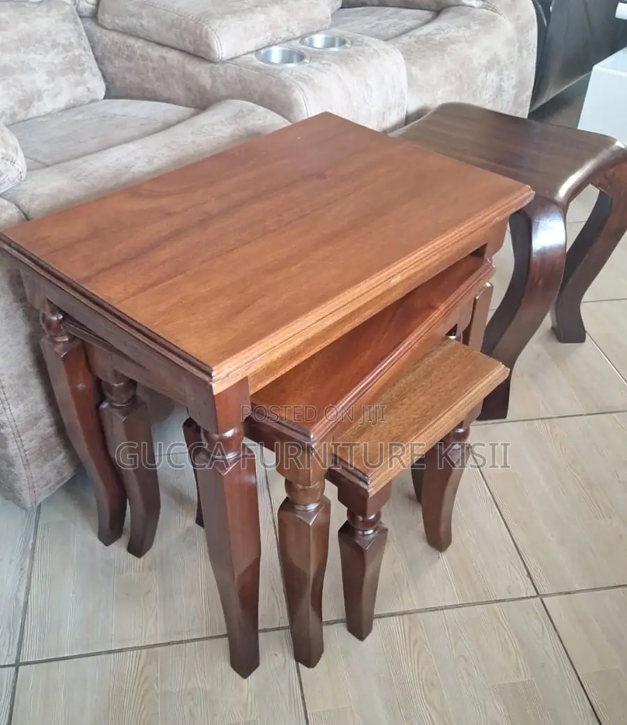 Coffee Table; 3-Set Nesting Coffee Tables