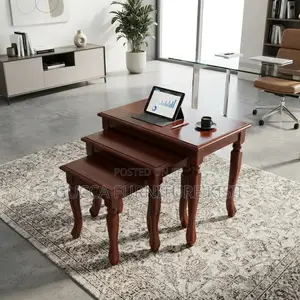 Coffee Table; 3-Set Nesting Coffee Tables