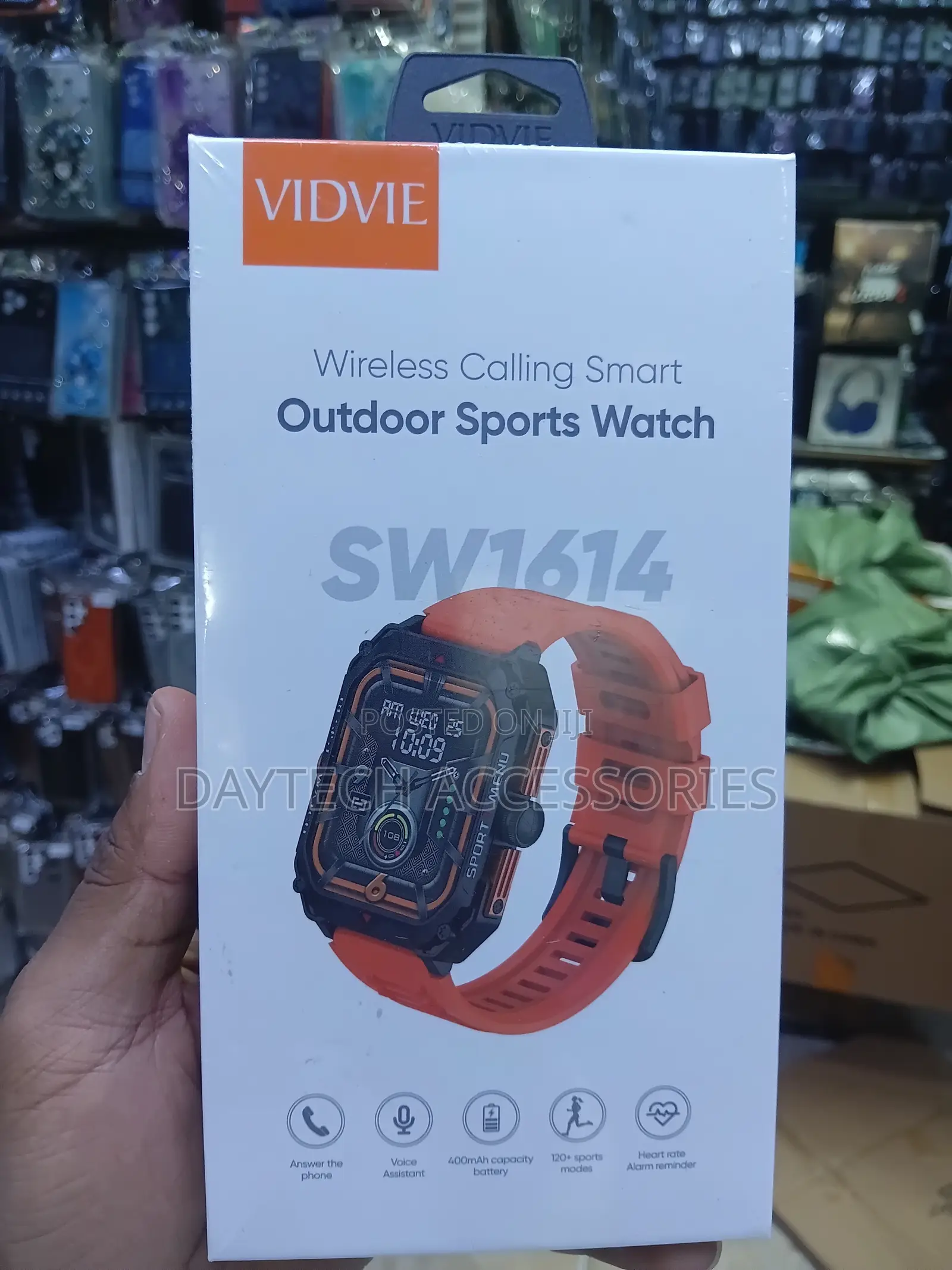 The Vidvie SW1614 Wireless Calling Smart Outdoor Sports Watch.