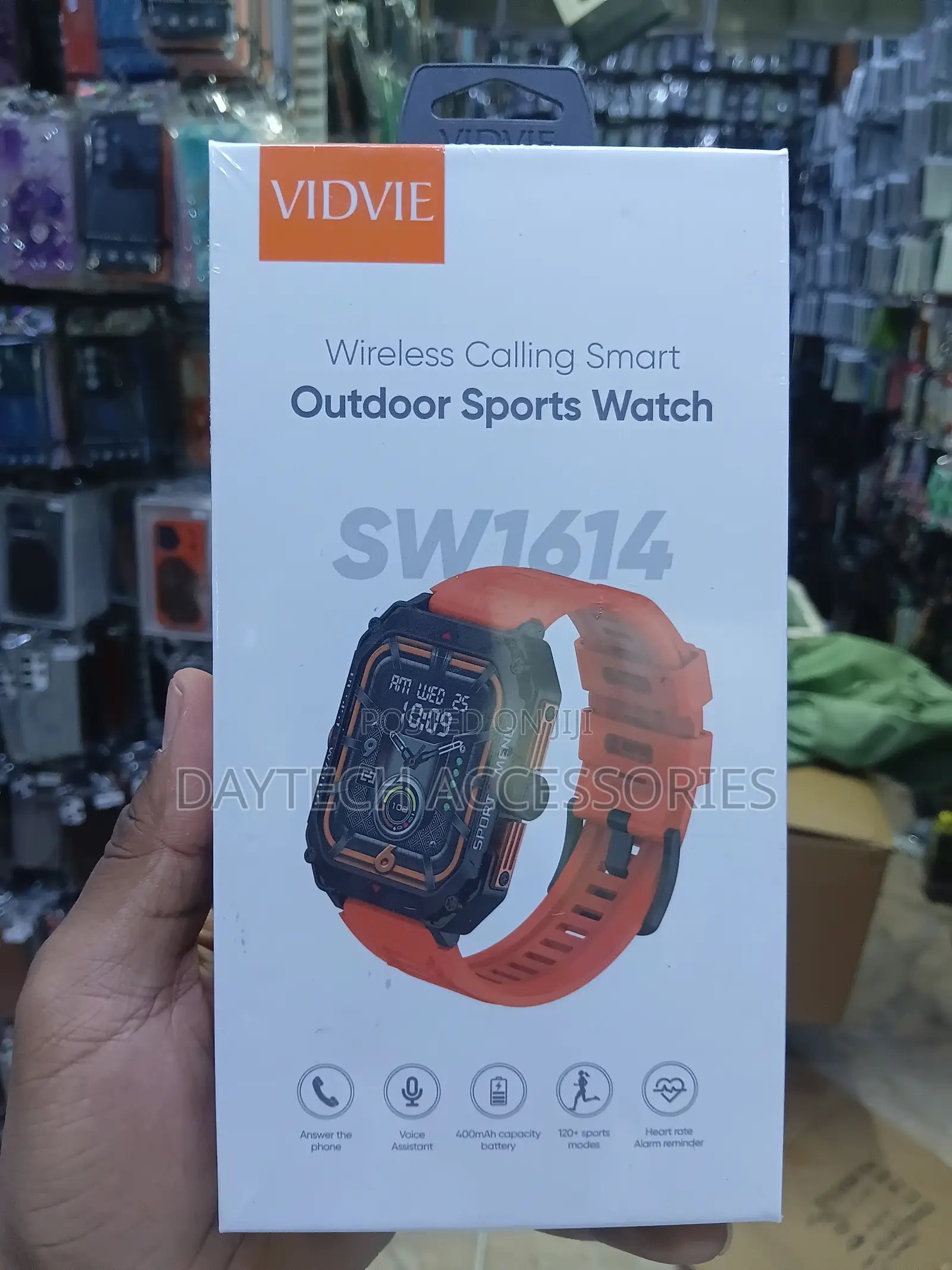 The Vidvie SW1614 Wireless Calling Smart Outdoor Sports Watch.