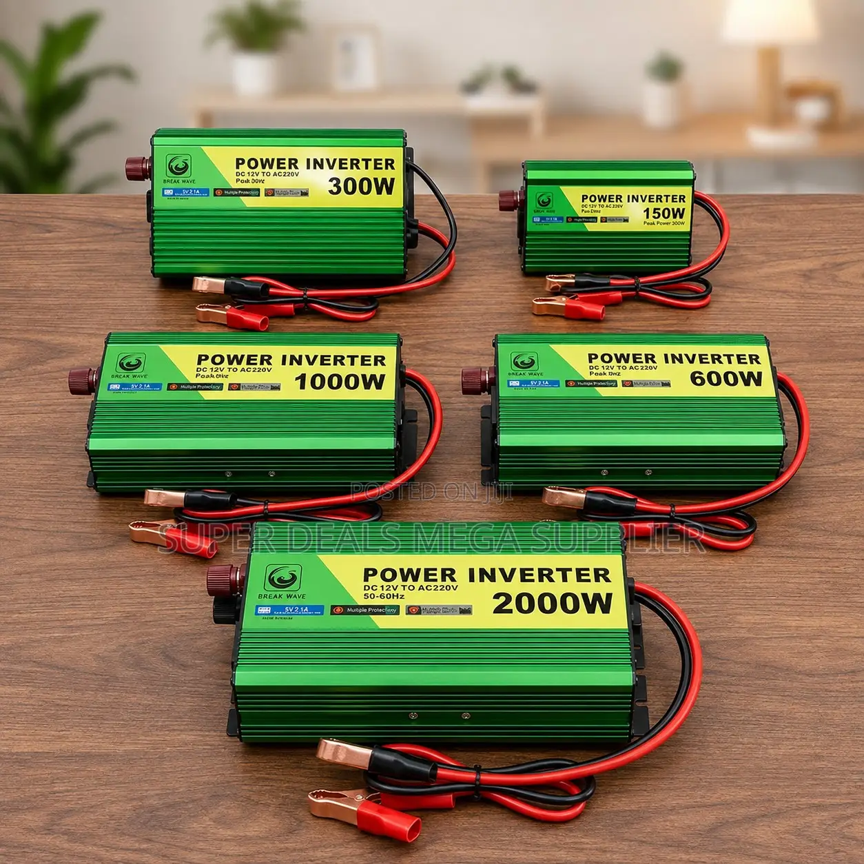 Built-in Fuses 150W,300W,600W,1000W,2000W Watts Power Inverters