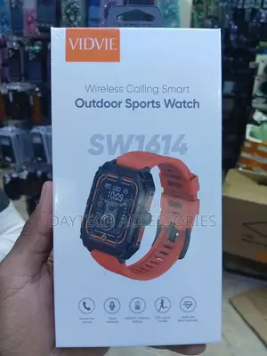 Vidvie SW1614 Orange Smartwatch With Bluetooth Calls IP68 Waterproof.