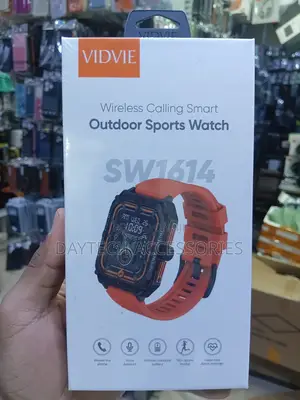 Vidvie SW1614 Orange Smartwatch With Bluetooth Calls IP68 Waterproof.